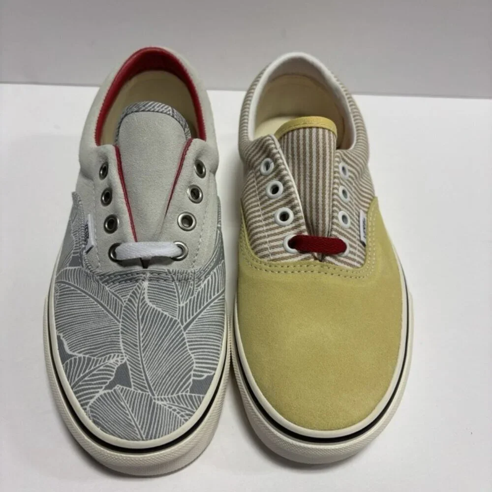 Vans Women’s Era Mismatch Stripe Floral Sneakers, Size 7.5 M